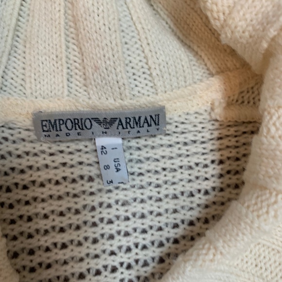 Cream cowl neck sweater - Picture 2 of 2